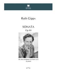 Gipps, R: Sonata op. 80 op. 80