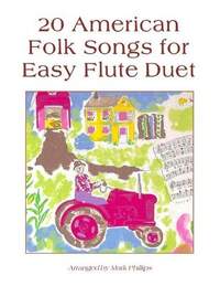 20 American Folk Songs for Easy Flute Duet