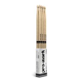 ProMark Classic Attack 5B Shira Kashi Oak Drumstick, Oval Wood Tip, 4-Pack