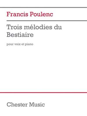 Francis Poulenc: 3 Mélodies du Bestiaire