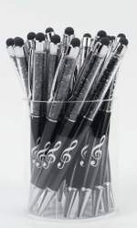 Stylus pen g-clef black/crystal Product Image