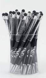Stylus pen g-clef black/crystal Product Image