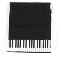 Drawstring bag keys black