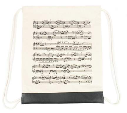 Drawstring bag notelines