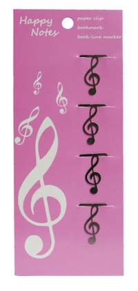 Clip g-clef 4 pcs