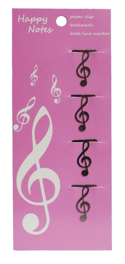 Clip g-clef 4 pcs