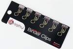 Binder Clip quaver gold 6 pcs Product Image