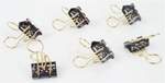 Binder Clip quaver gold 6 pcs Product Image