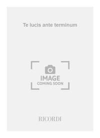 Alberto Colla: Te lucis ante terminum
