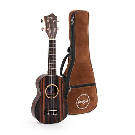 Octopus Ebony soprano ukulele
