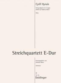 Cyrill Hynais: Streichquartett E-Dur (1895)