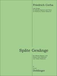 Friedrich Cerha: Späte Gesänge