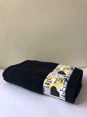 Batch Towel black Jazz bath 70x140