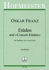 Franz, O: Etüden und "Concert-Etüden"