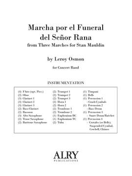 Leroy Osmon: Marcha por el Funeral del Señor Rana