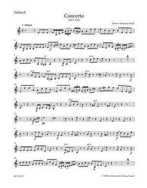 Johann Sebastian Bach: Concerto in A minor BWV 1044