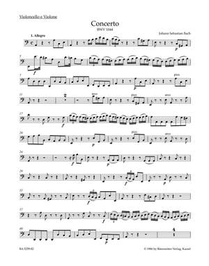 Johann Sebastian Bach: Concerto in A minor BWV 1044