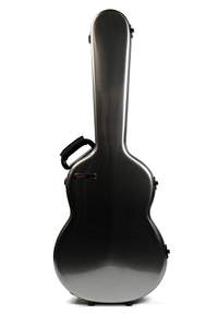 BAM Hightech Classical Guitar Case Silver Carbon