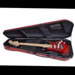 BAM Crew Adjustable Electric Guitar Case Pomegranate Red Product Image