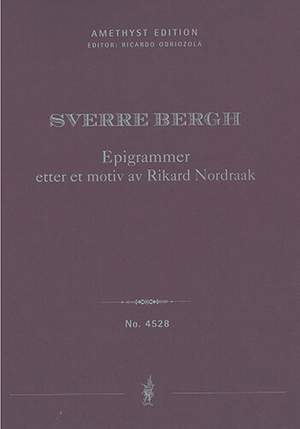 Bergh, Sverre: Epigrammer etter et motiv av Rikard Nordraak, String Quartet no. 2