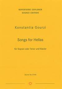 Gourzi, Konstantia: Songs for Hellas for Soprano or Tenor and Piano