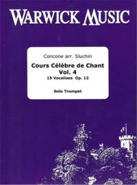 Giuseppe Concone: Cours Celebre de Chant Vol 4