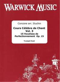 Giuseppe Concone: Cours Celebre de Chant Vol 3