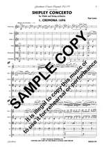 Paul Lewis: Shipley Concerto For Violin And String Orchestra Product Image