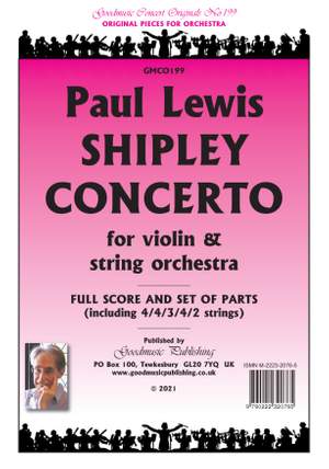 Paul Lewis: Shipley Concerto For Violin And String Orchestra