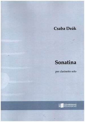 Csaba Deak: Sonatina Per Clarinetto Solo