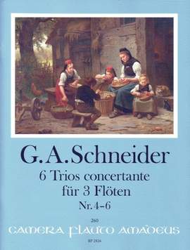 Schneider, G A: 6 Trios concertante Heft 2 Issue 2