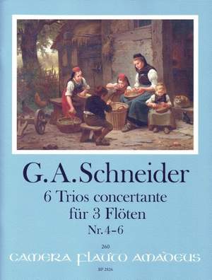 Schneider, G A: 6 Trios concertante Heft 2 Issue 2