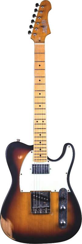 Jet: Electric Guitar - JT350 Sunburst (Relic)