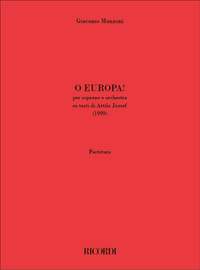 Giacomo Manzoni: O Europa!