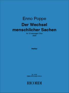 Enno Poppe: Der Wechsel menschlicher Sachen