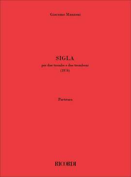 Giacomo Manzoni: Sigla