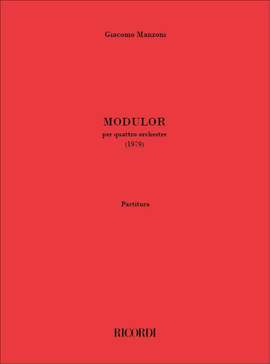 Giacomo Manzoni: Modulor