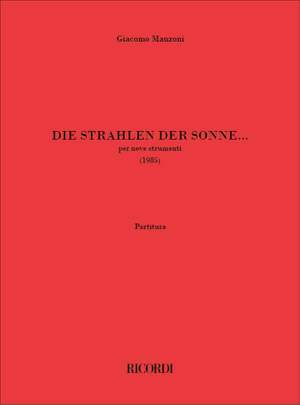 Giacomo Manzoni: Die Strahlen der Sonne...