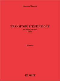 Giacomo Manzoni: Transitori d'estinzione