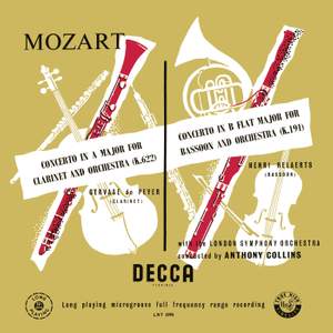 Mozart: Clarinet Concerto; Bassoon Concerto
