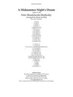 Felix Mendelssohn Bartholdy: A Midsummer Night's Dream Product Image