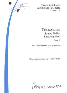 Elisabeth de la Guerre: Triosonaten Band 2