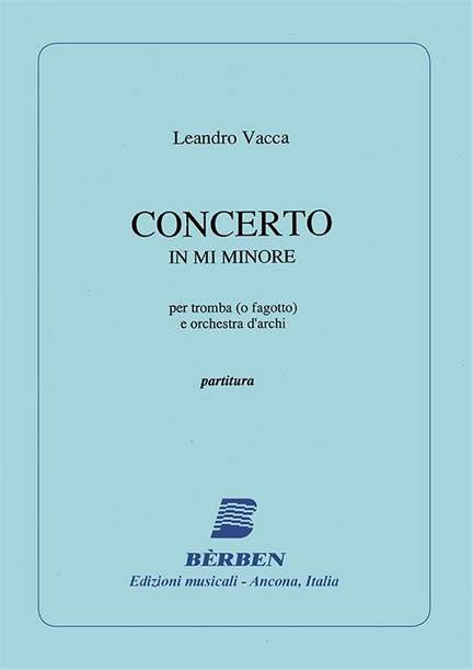 Leandro Vacca: Concerto in e minor