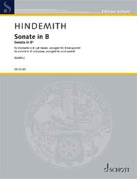 Hindemith, P: Sonate in B