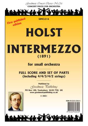 Gustav Holst: Intermezzo (1891) for orchestra