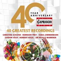40 Greatest Recordings For Capriccio's 40 Year Anniversary
