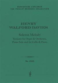 Walford Davies, Henry: Solemn Melody