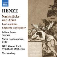 Hans Werner Henze: Nachtstücke und Arien; Los Caprichos; Englische Liebeslieder