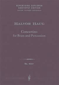 Haug, Halvor: Concertino for Brass and Percussion