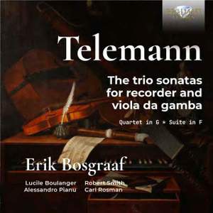 Telemann: Trio Sonatas for Recorder and Viola da Gamba Product Image